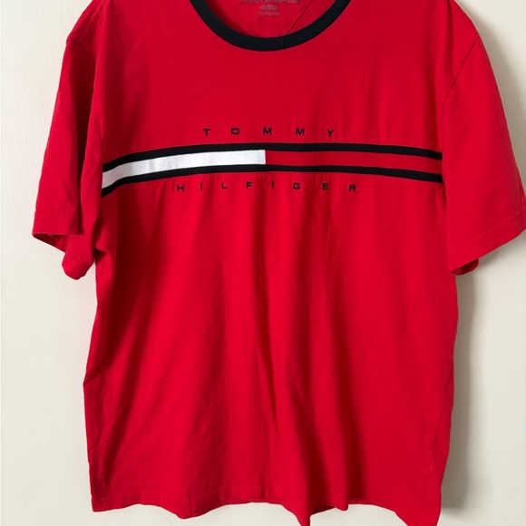 Tommy Hilfiger Bold‎ Red Men's Tee, Us size XL - Picture 2 of 8